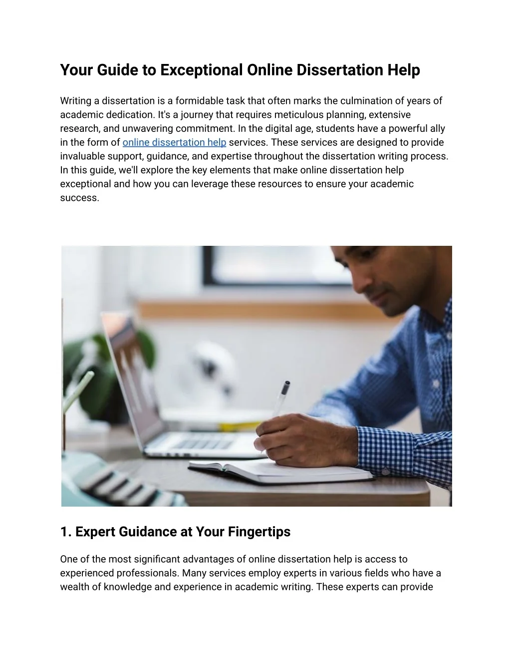 Ppt your guide to exceptional online dissertation help powerpoint