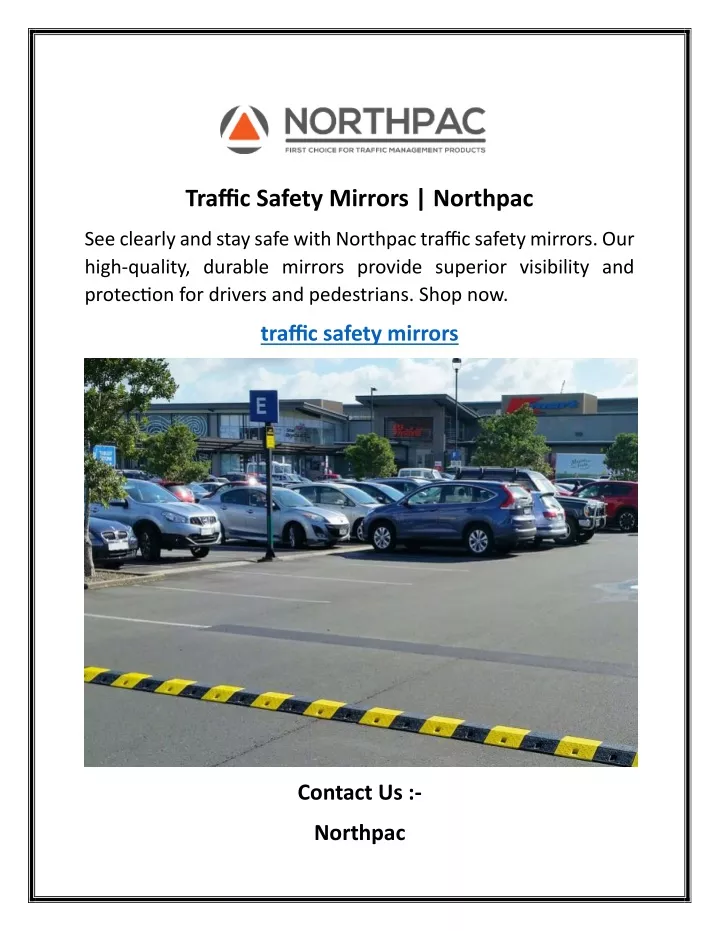 traffic safety mirrors northpac