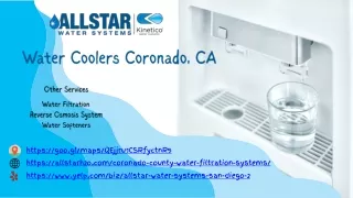 Water Coolers Provider Coronado, CA