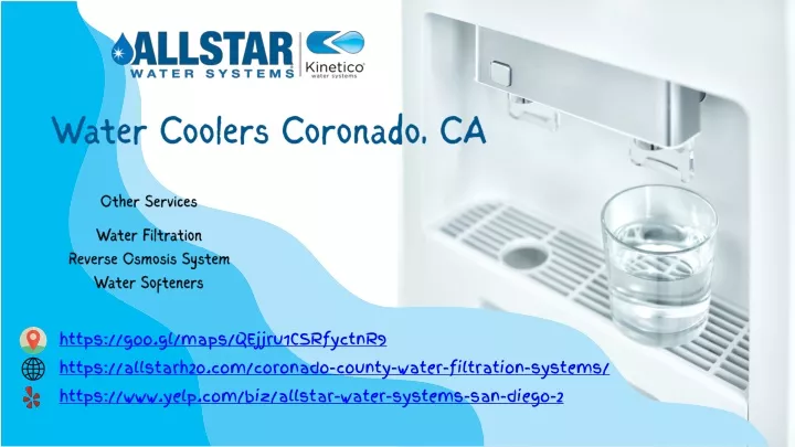 water coolers coronado ca