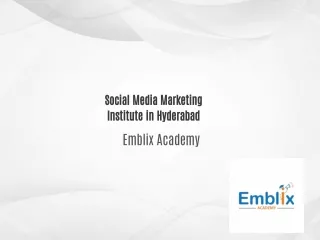 Social Media Marketing Institute in Hyderabad