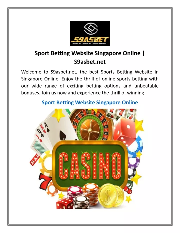 sport betting website singapore online s9asbet net