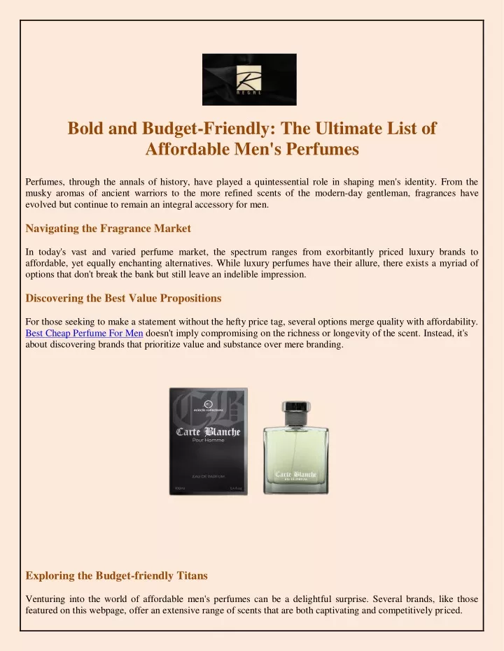 bold and budget friendly the ultimate list