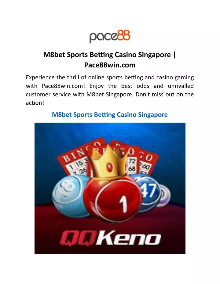 m8bet sports betting casino singapore pace88win