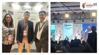 GMR AeroCity Hyderabad Business Park team participated in the RICS India CRE & FM Conference held in Bengaluru on 16th N