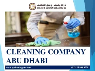 CLEANING COMPANY ABU DHABI