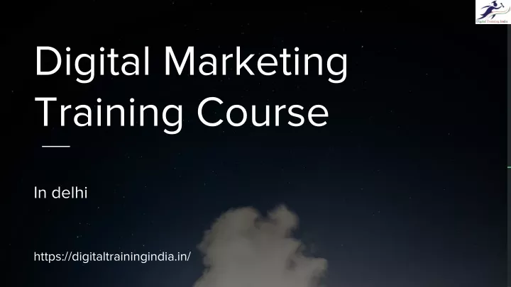 digital marketing training course