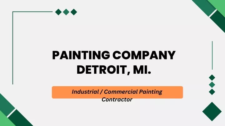 painting company detroit mi