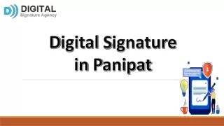 digital signature in panipat