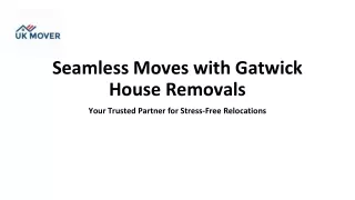 House Removals in Gatwick