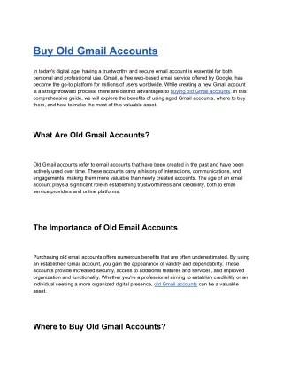 Buy Old Gmail Accounts (2)