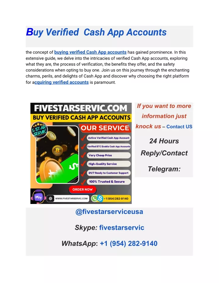 b uy verified cash app accounts