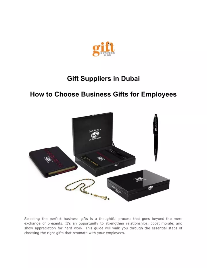 gift suppliers in dubai