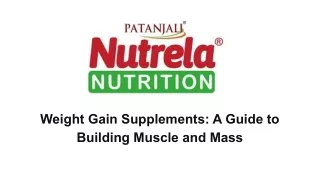 Weight Gain Supplements_ A Guide to Building Muscle and Mass