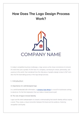 how does the logo design process work