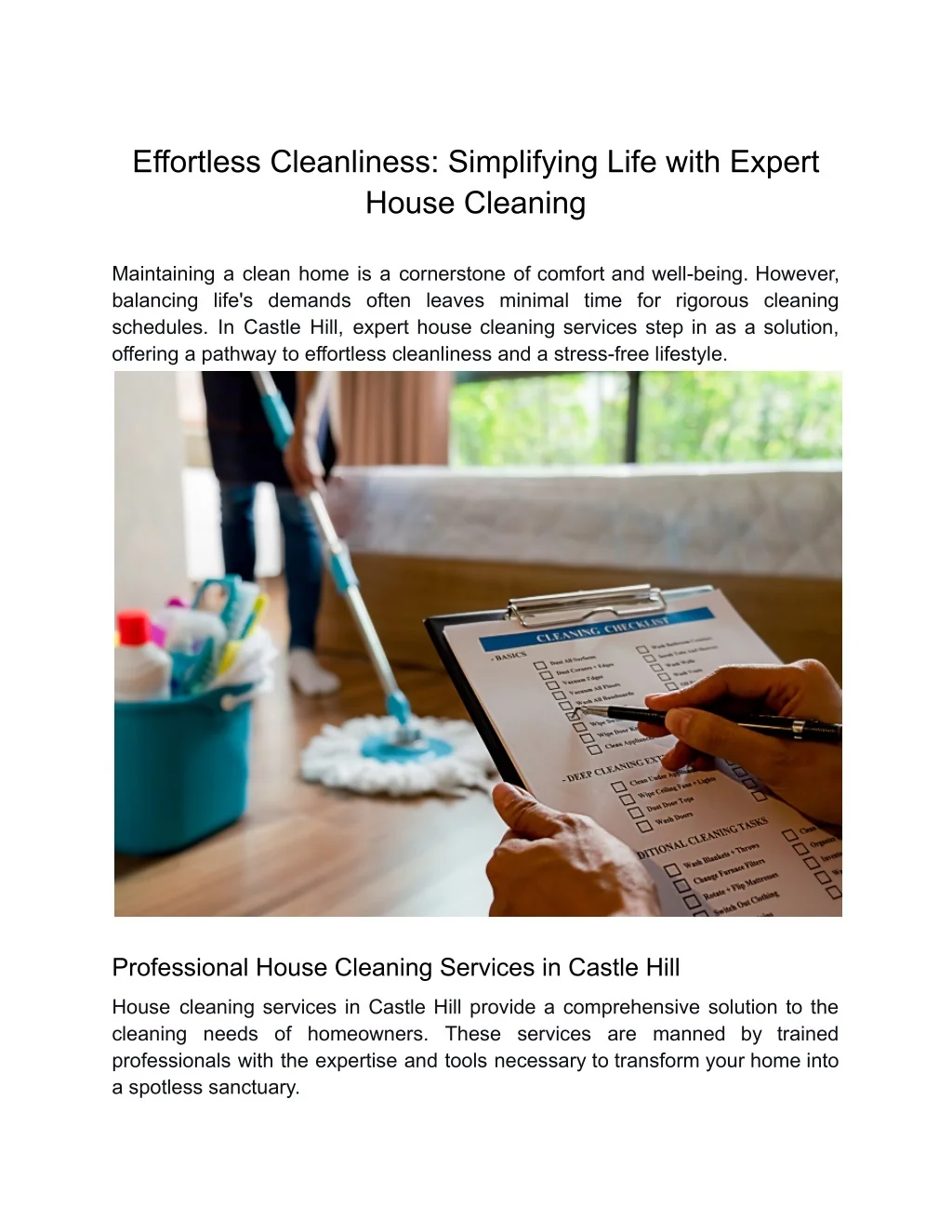 PPT - Effortless Cleanliness_ Simplifying Life with Expert House ...