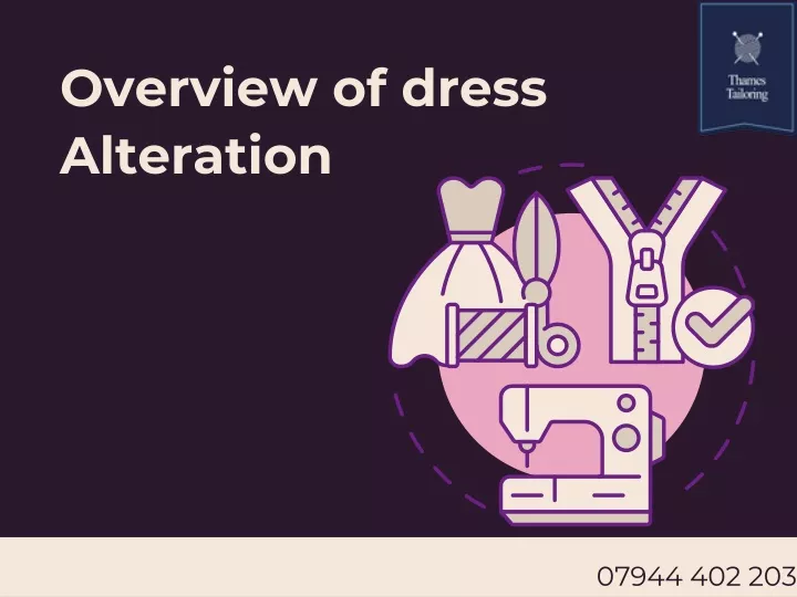 overview of dress alteration