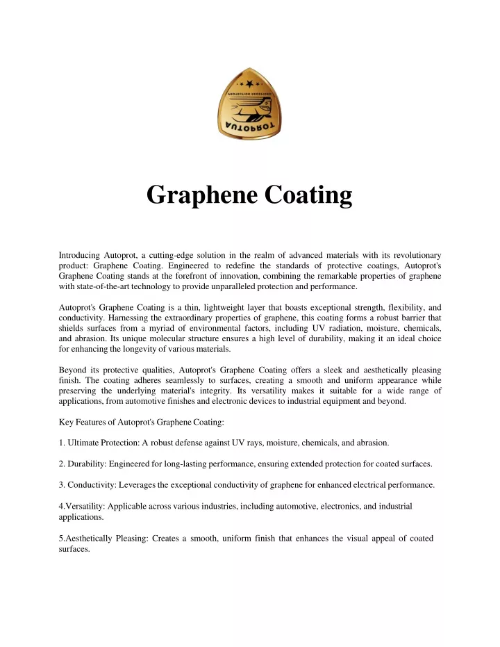 graphene coating