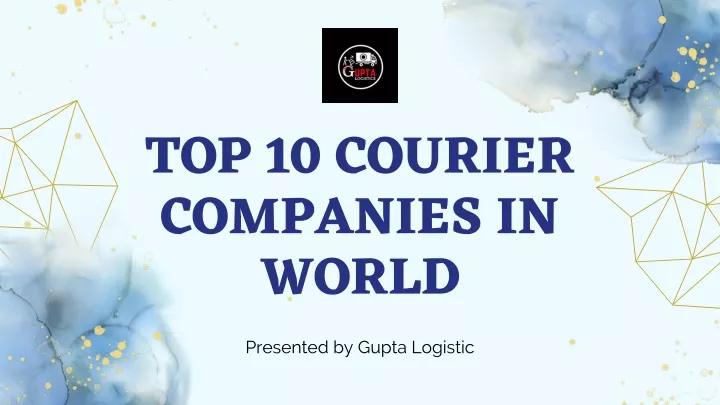 top 10 courier companies in world