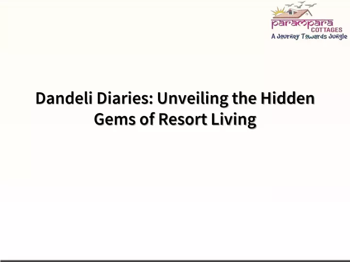 dandeli diaries unveiling the hidden gems