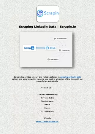Scraping Linkedin Data | Scrapin.io