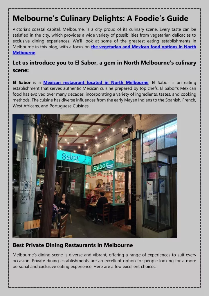 melbourne s culinary delights a foodie s guide