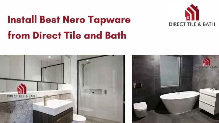 install best nero tapware from direct tile