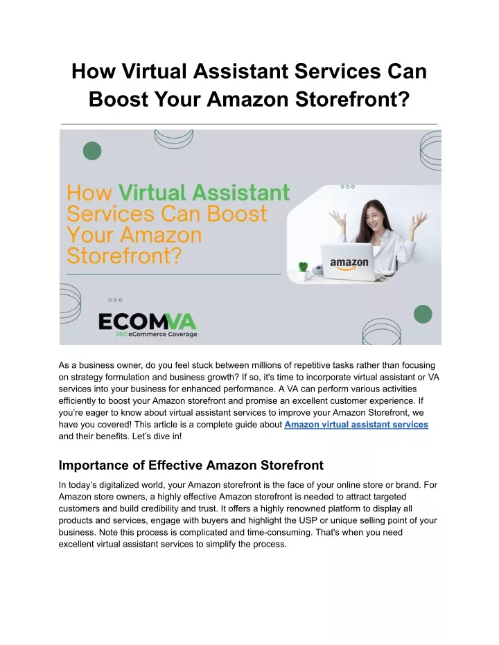 how virtual assistant services can boost your