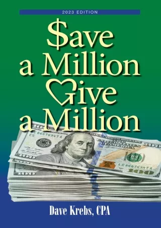 book❤️[READ]✔️ Save a Million Give a Million