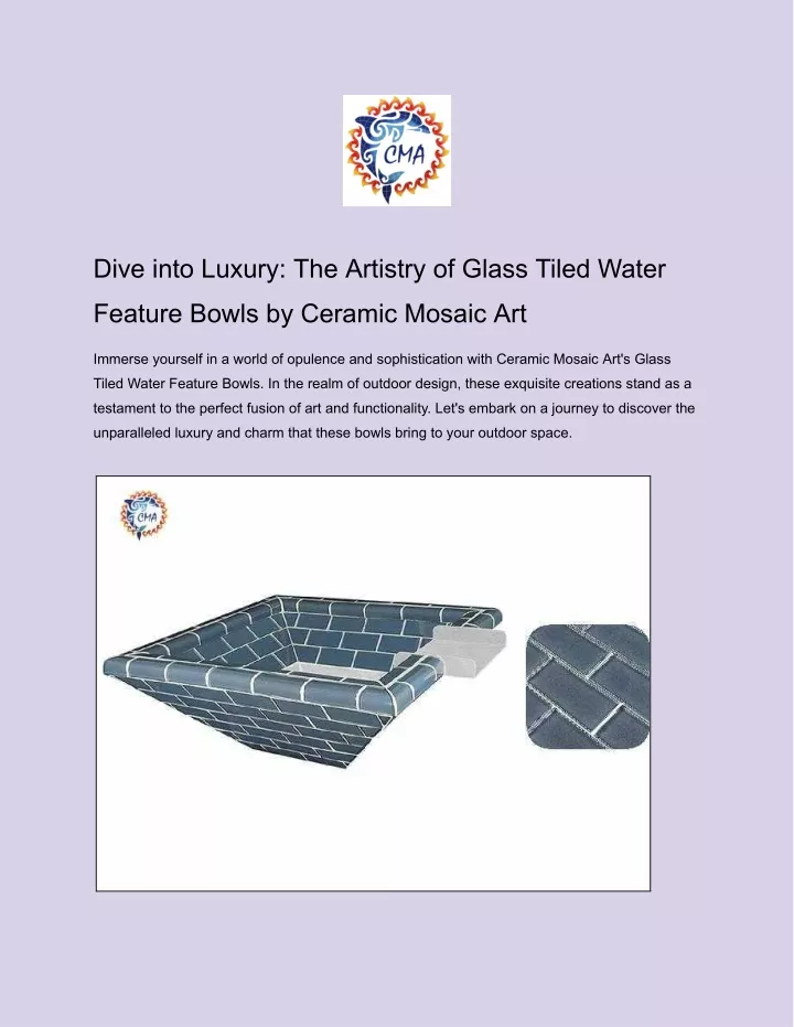 dive into luxury the artistry of glass tiled water