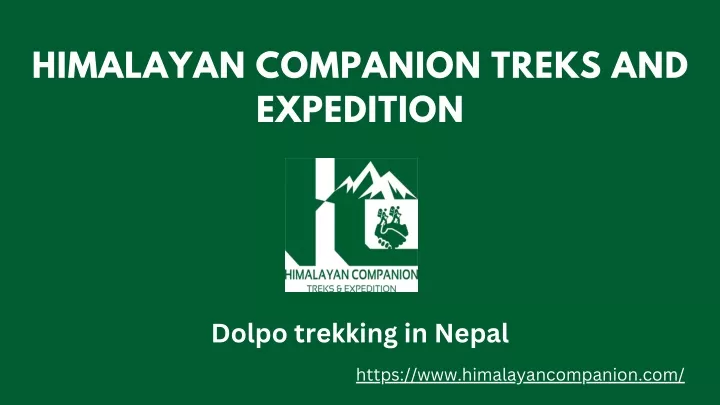 himalayan companion treks and expedition