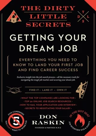 [DOWNLOAD]⚡️PDF✔️ The Dirty Little Secrets of Getting Your Dream Job