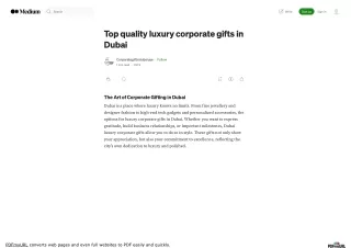 Luxury Corporate Gifts Dubai