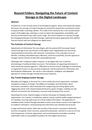 beyond folders navigating the future of content