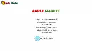 apple market