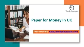 paper for money in uk