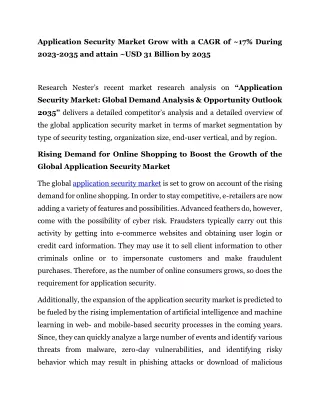 application security market grow with a cagr