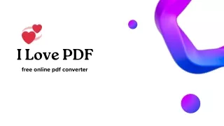 I Love PDF - Your Online PDF Toolkit