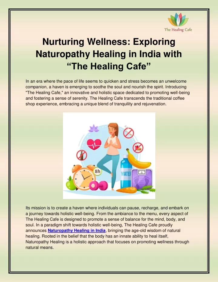 nurturing wellness exploring naturopathy healing