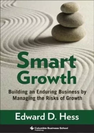 [Download ]⚡️PDF✔️ Smart Growth: Form and Consequences (Columbia Business School Publishin