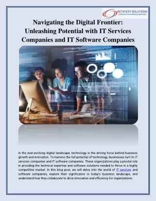 navigating the digital frontier unleashing