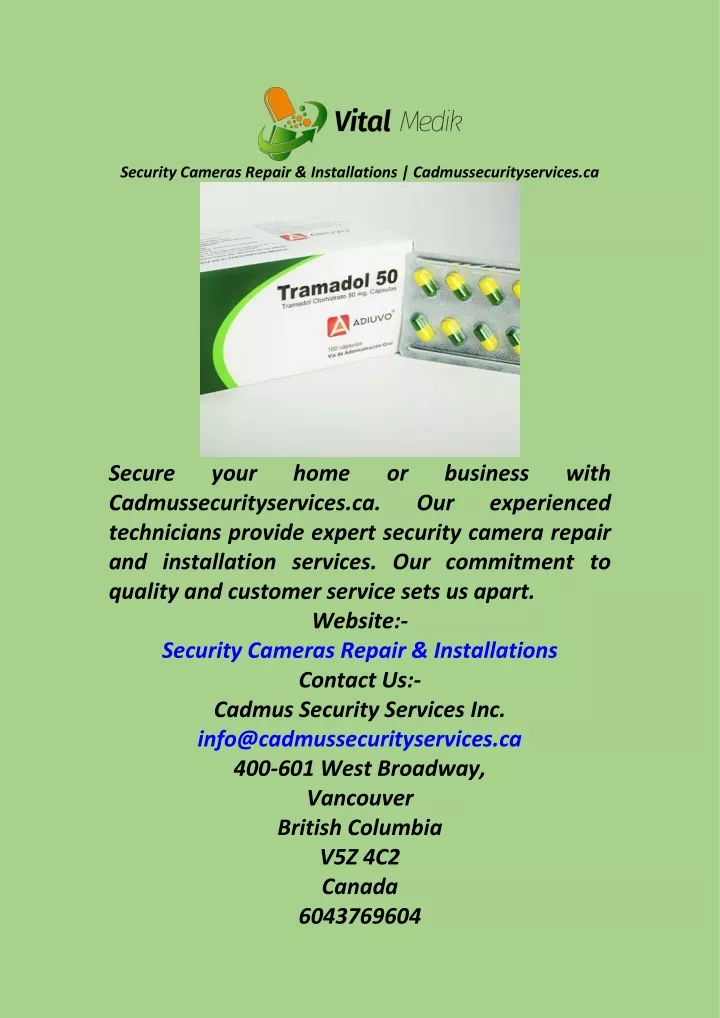 security cameras repair installations