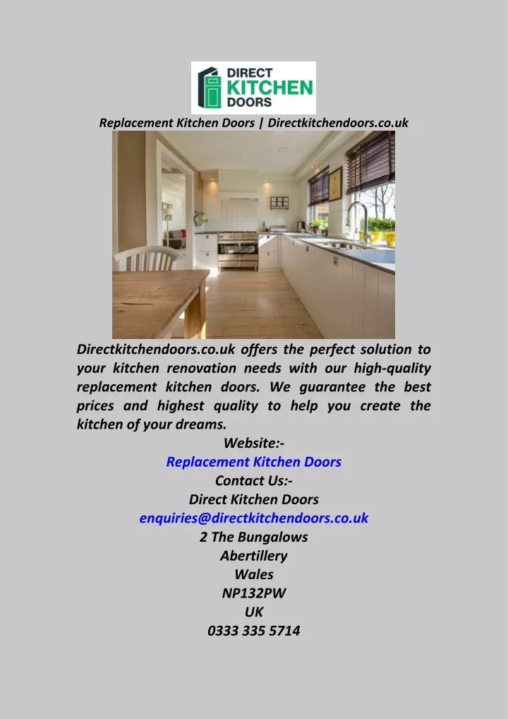 replacement kitchen doors directkitchendoors co uk