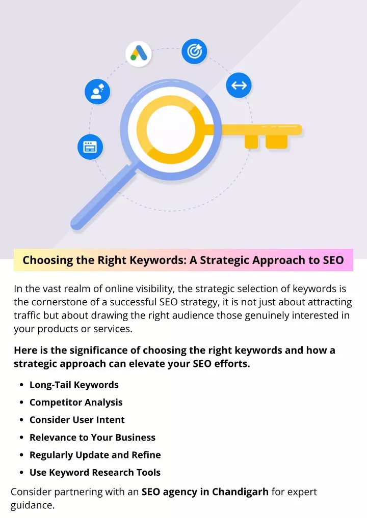 choosing the right keywords a strategic approach