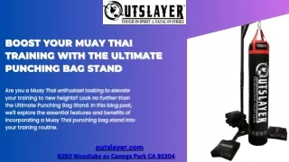 Boost Your Muay Thai Training with the Ultimate Punching Bag Stand