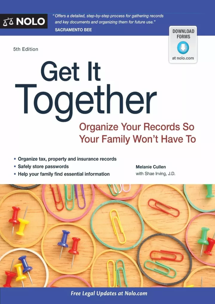 download pdf get it together organize your