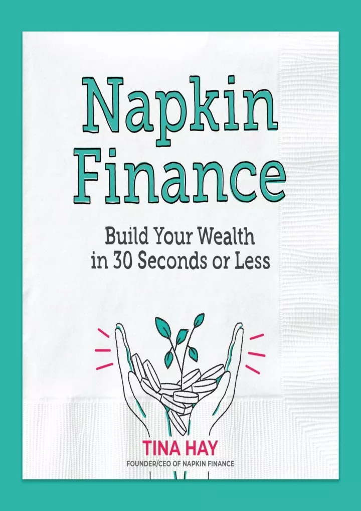 napkin finance build your wealth in 30 seconds