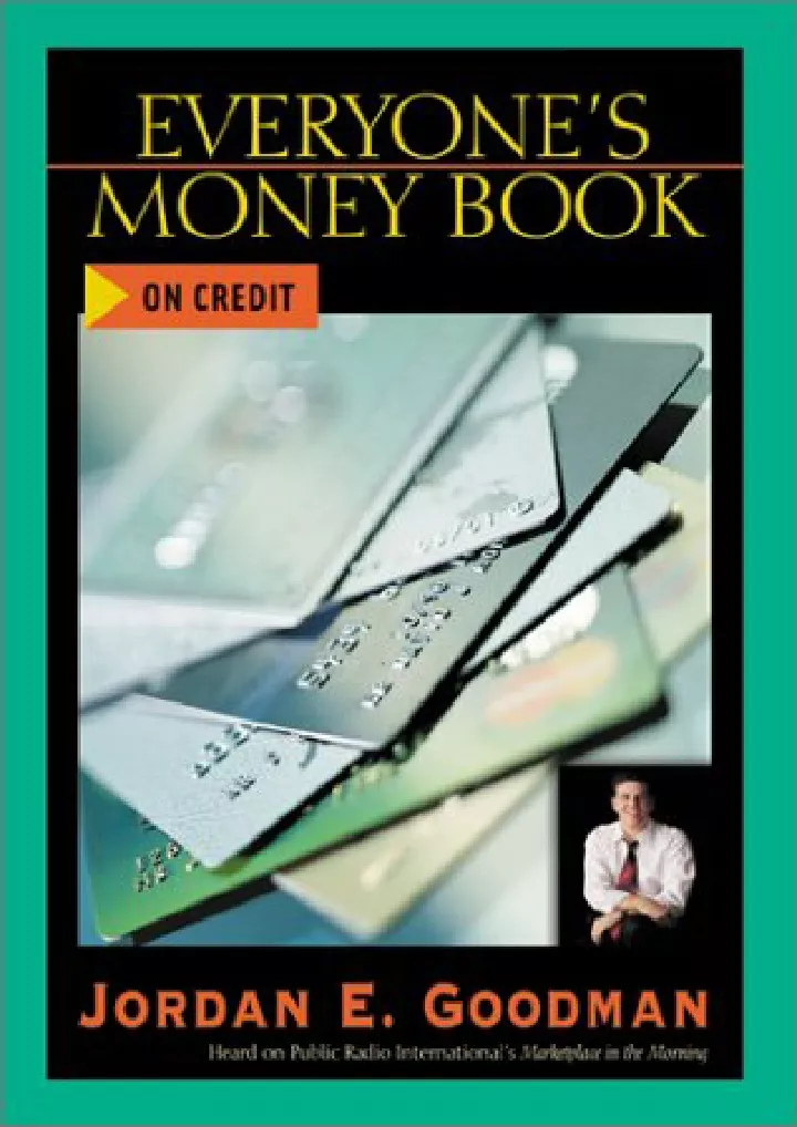 get pdf download everyone s money book on credit