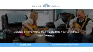 Building a Memory Care Plan: Tips to Help Your Loved One with Dementia