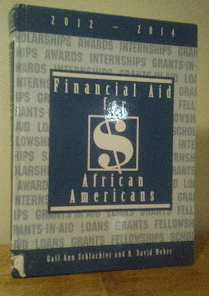 pdf download financial aid for african americans